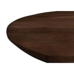 Ovale Eettafels-Livingfurn Eettafel Ovaal 240cm - Bruin Mangohout - Matrix-poot - Jesper