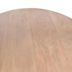 Giga Meubel Eettafel Ovaal 160cm - Naturel - Mangohout - Tafel Diamond
