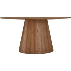 Houten Eettafels|Ovale Eettafels-Giga Living Eettafel Ovaal 160cm - Naturel Eikenhout - 4-6 Personen - Tango