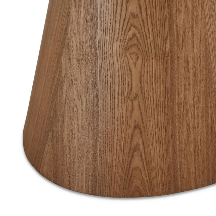 Houten Eettafels|Ovale Eettafels-Giga Living Eettafel Ovaal 160cm - Naturel Eikenhout - 4-6 Personen - Tango