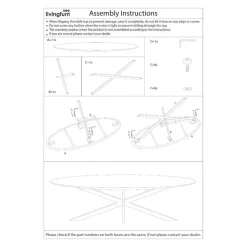Livingfurn Eettafel Ovaal 240cm - Naturel Mangohout - Jesper