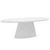 Ovale Eettafels-Giga Meubel Eettafel Ovaal 300cm - Wit Eco Composiet - Acryl Coating - Cleo
