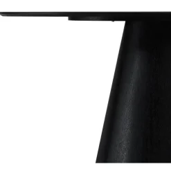 Giga Living Eettafel Ovaal 160cm - Zwart Eikenhout - 4-6 Personen - Tango