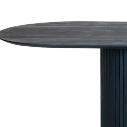 Ovale Eettafels-Giga Meubel Eettafel Ovaal 240cm - Zwart - Hout - Eettafel Ava
