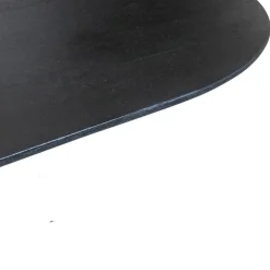 Ovale Eettafels-Giga Meubel Eettafel Ovaal 240cm - Zwart - Hout - Eettafel Ava