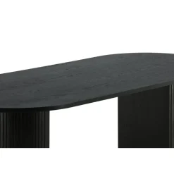 Fjôrd Eettafel Ovaal Zwart 200cm - Fineer - Scandinavisch