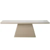 Rechthoekige Eettafels-Giga Meubel Eettafel Rechthoek 240cm - Beige Eco Composiet - Avia
