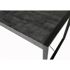 Livingfurn Eettafel Rechthoek 160cm - Zwart Mangohout - 2-4 personen - Norris