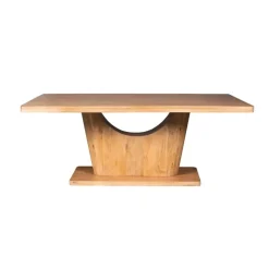 StarFurn Eettafel Rechthoek Naturel Hout - 200x110x76cm - Voco