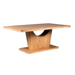 StarFurn Eettafel Rechthoek Naturel Hout - 200x110x76cm - Voco