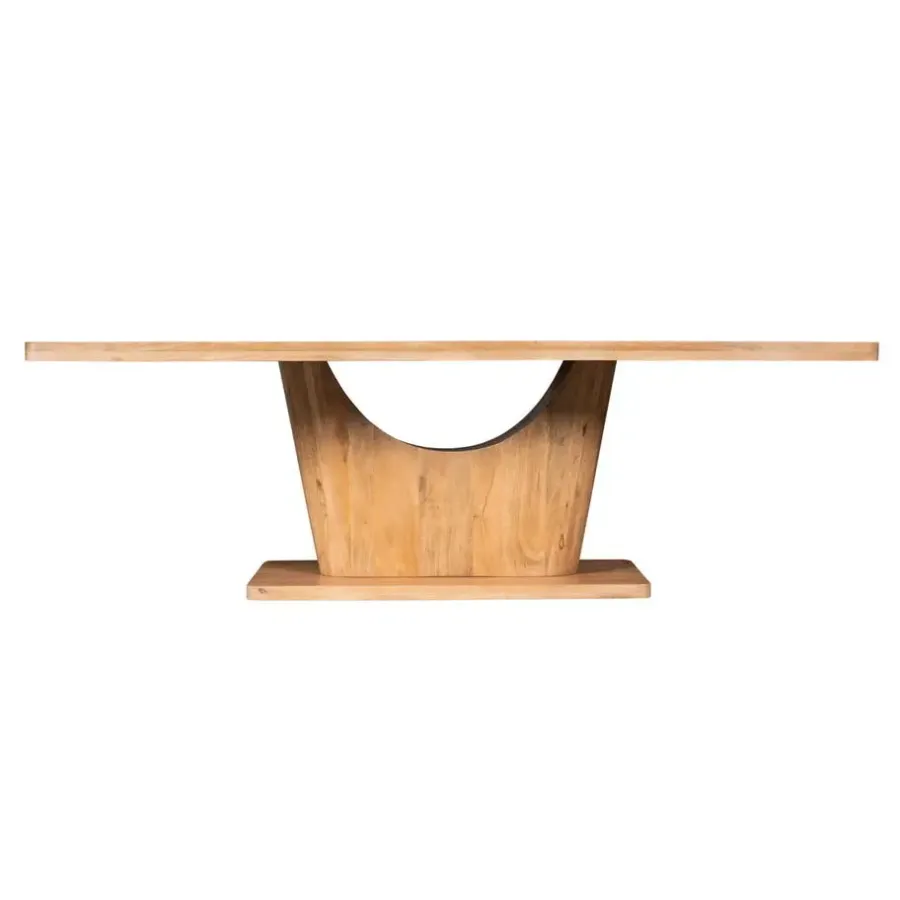 StarFurn Eettafel Rechthoek Naturel Hout - 200x110x76cm - Voco