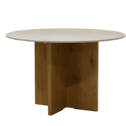 Ronde Eettafels-Giga Meubel Eettafel Rond - Marmer - 120x120x76cm - Faria