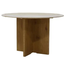 Ronde Eettafels-Giga Meubel Eettafel Rond - Marmer - 120x120x76cm - Faria