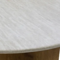 Ronde Eettafels-Giga Meubel Eettafel Rond - Marmer - 120x120x76cm - Faria