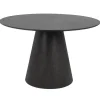 Ronde Eettafels-Giga Meubel Eettafel Rond - Zwart - 120x120x75cm - 2-4 Personen - Fynn