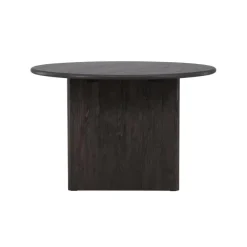 Fjôrd Eettafel Rond - Zwart MDF - 120x120x75cm - Björholmen
