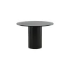 Ronde Eettafels-Fjôrd Eettafel Rond Zwart 110cm - Fineer - Scandinavisch