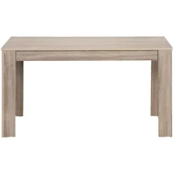 Rechthoekige Eettafels-Leen Bakker Eettafel Sepp - donker eiken - 75x120x80 cm