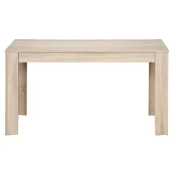 Leen Bakker Eettafel Sepp - eikenkleur - 75x120x80 cm