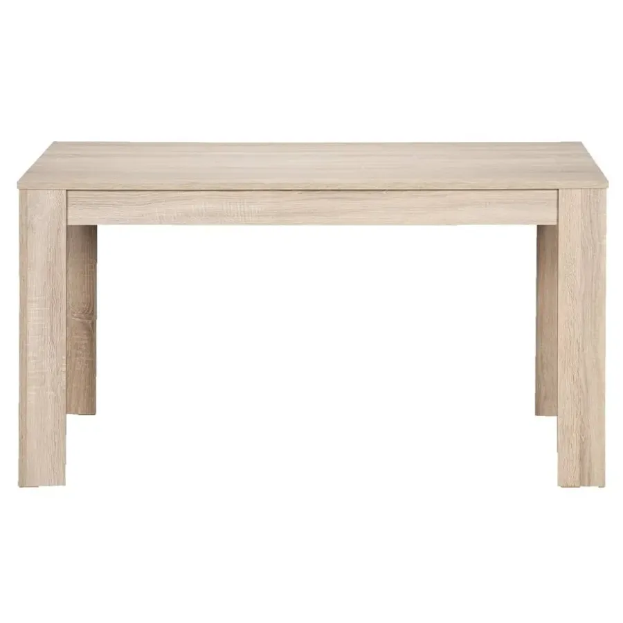 Leen Bakker Eettafel Sepp - eikenkleur - 75x120x80 cm