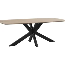 Leen Bakker Eettafel Trevora ovaal - mangohout - 190x100 cm