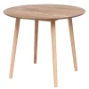 Houten Eettafels|Ronde Eettafels-Nordlys Eettafel voor 4 personen van massief grenen D90