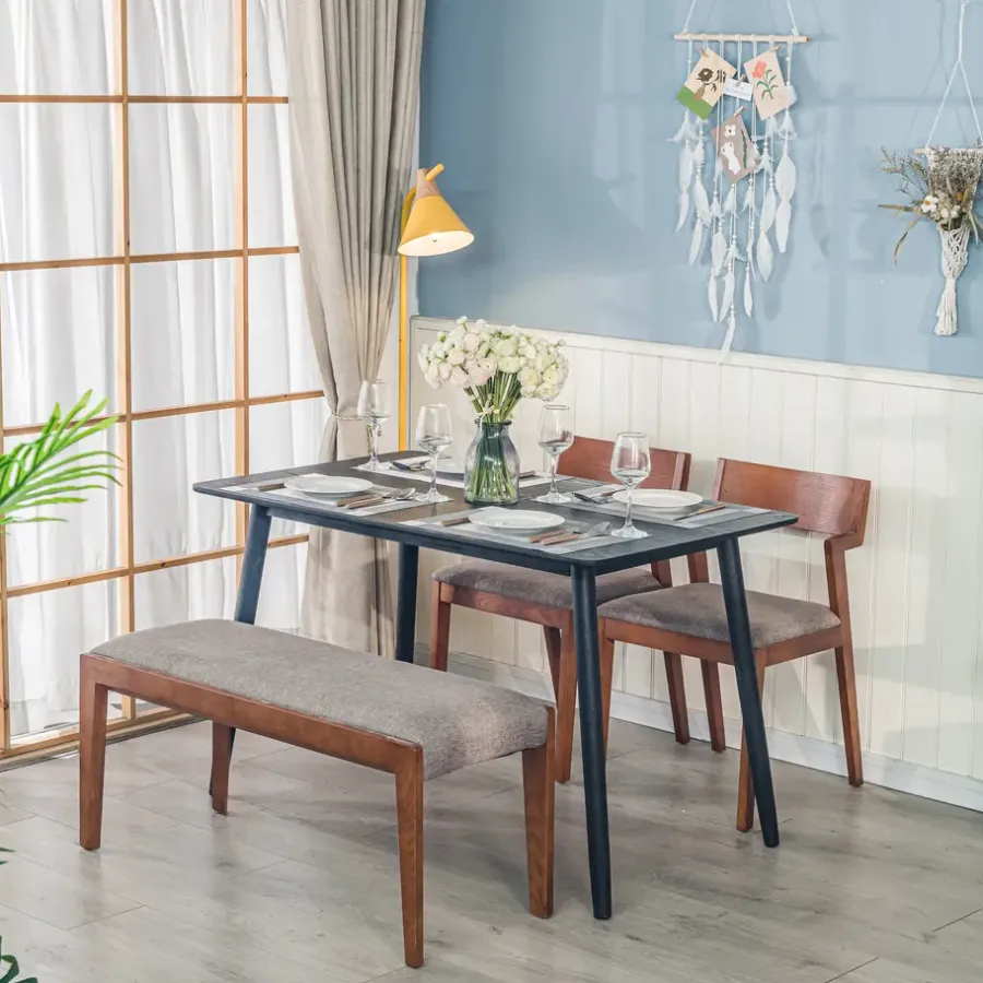 Nordlys Eettafel voor 4 personen van massief grenenhout L120
