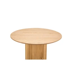 Houten Eettafels|Ronde Eettafels-Nordlys Eettafel voor 4 personen van massief grenen D90