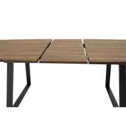 Industriële Eettafels-Fjôrd Eettafel Walnoot Hout Uitschuifbaar - 160x85x75cm - Inca