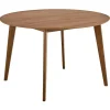 Ronde Eettafels-Giga Living Eettafel Walnoot Rond - 105x105x76cm - Levi