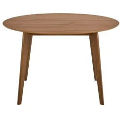 Ronde Eettafels-Giga Living Eettafel Walnoot Rond - 105x105x76cm - Levi