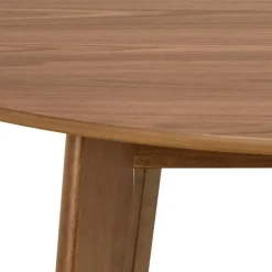 Ronde Eettafels-Giga Living Eettafel Walnoot Rond - 105x105x76cm - Levi