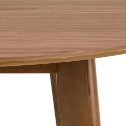 Ronde Eettafels-Giga Living Eettafel Walnoot Rond - 105x105x76cm - Levi