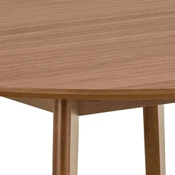 Ronde Eettafels-Giga Living Eettafel Walnoot Rond - 105x105x76cm - Levi