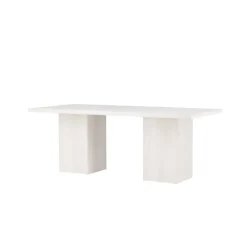 Fjôrd Eettafel Whitewash Hout - 200x90x75cm - Olga