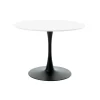 Giga Living Eettafel Wit Melamine - Ø100x73,5cm - Cesura