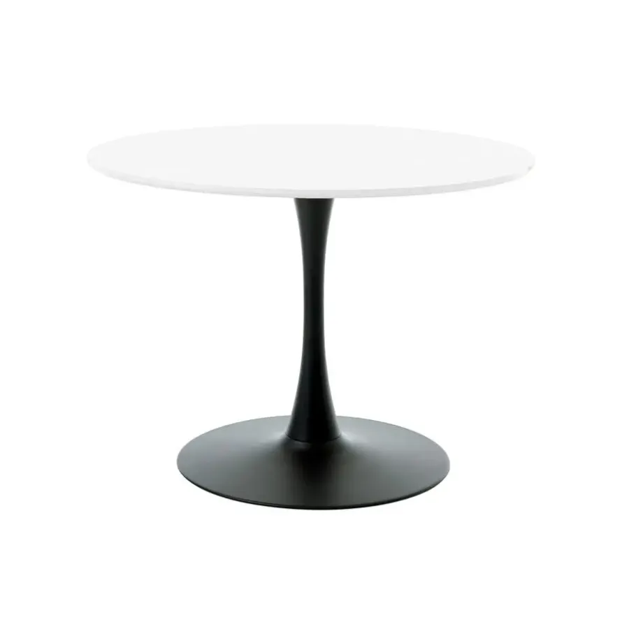 Giga Living Eettafel Wit Melamine - Ø100x73,5cm - Cesura