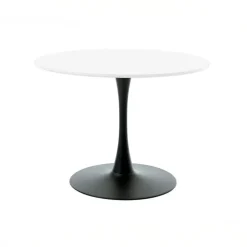 Giga Living Eettafel Wit Melamine - Ø100x73,5cm - Cesura