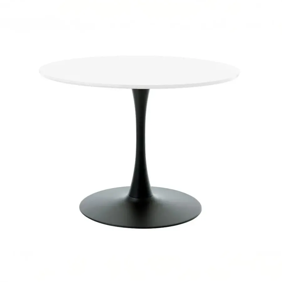 Giga Living Eettafel Wit Melamine - Ø100x73,5cm - Cesura