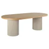 House Nordic Eettafel Zand/Naturel - Deens Ovaal - 220x100x75cm - Solva