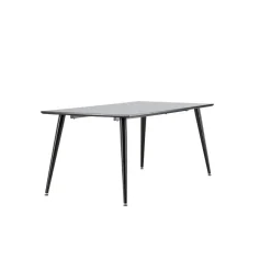 Fjôrd Eettafel Zwart Hout - 180x90x75cm - Dipp