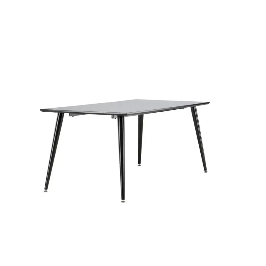 Fjôrd Eettafel Zwart Hout - 180x90x75cm - Dipp