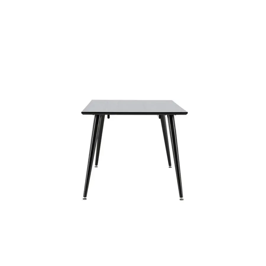 Fjôrd Eettafel Zwart Hout - 180x90x75cm - Dipp