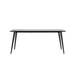 Fjôrd Eettafel Zwart Hout - 180x90x75cm - Dipp