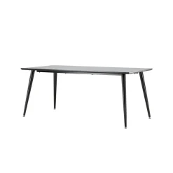 Fjôrd Eettafel Zwart Hout - 180x90x75cm - Dipp