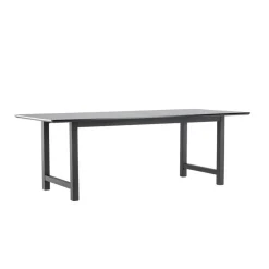 Fjôrd Eettafel Zwart Hout - 220x100x75cm - Count