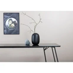 Fjôrd Eettafel Zwart Hout - 190x90x75cm - Petra