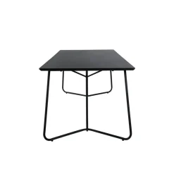 Fjôrd Eettafel Zwart Hout - 190x90x75cm - Petra