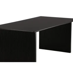 Fjôrd Eettafel Zwart Hout - 200x100x75cm - Vail
