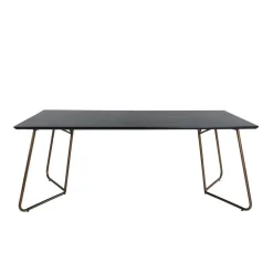 Fjôrd Eettafel Zwart Hout - 190x90x75cm - Petra Distressed